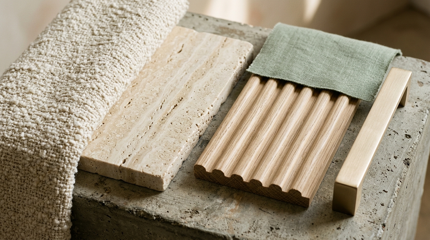 Curated Architectural Material Palette